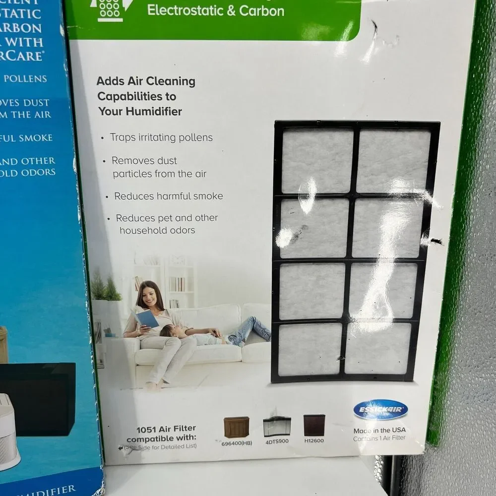 (4) Essick 1051 Humidifier Air Care Filters for Bemis Series 400 600 Humidifiers